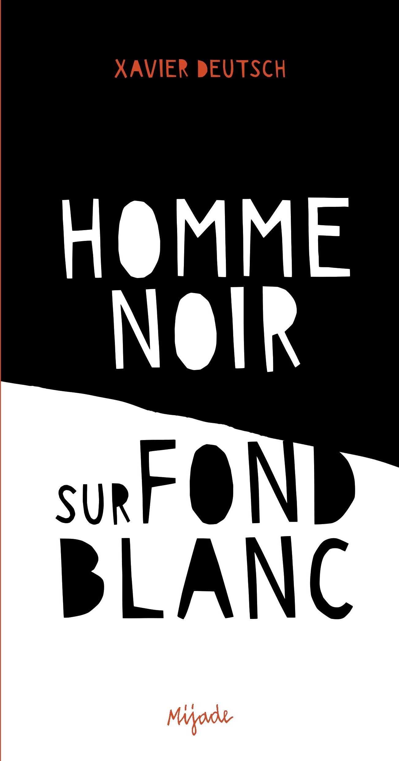 homme noir sur fond blanc